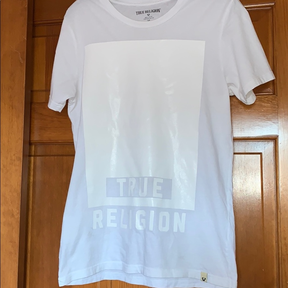 True Religion Women’s S SS White T-shirt